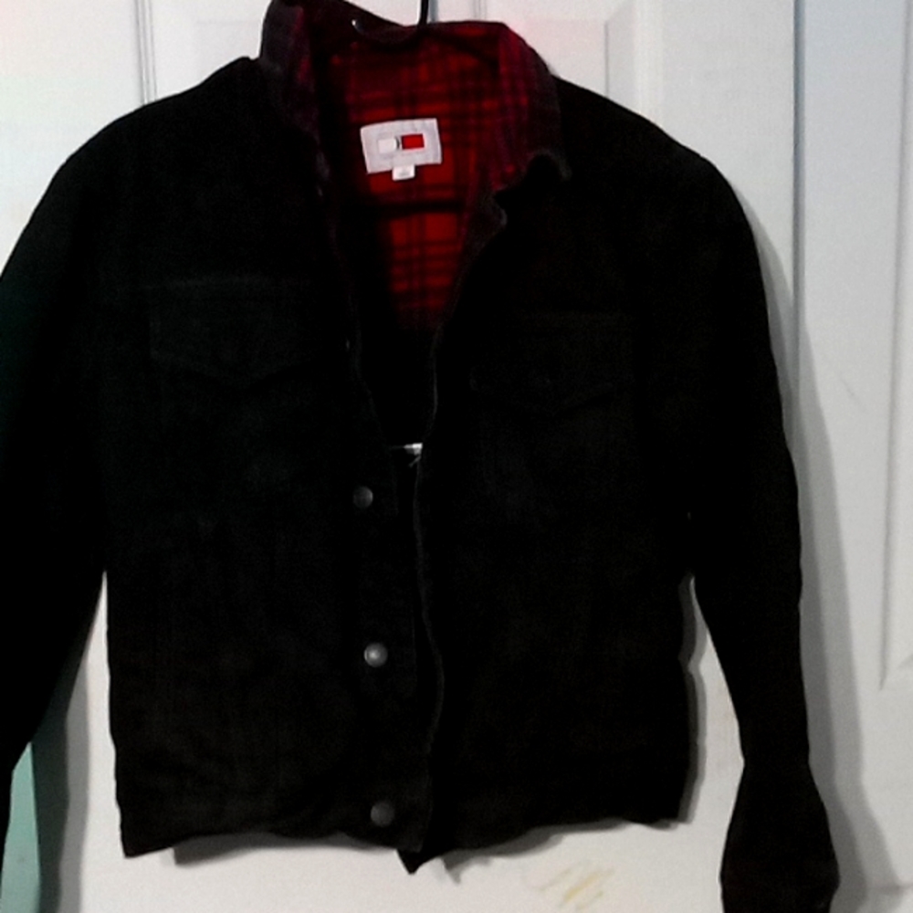 Black jean jacket